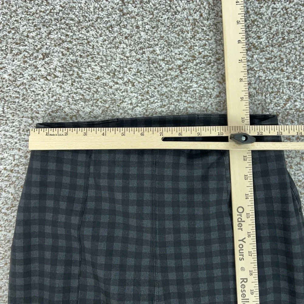Lululemon Pants Womens 8 Gray Check High‎ Rise Here to There Crop Career Office